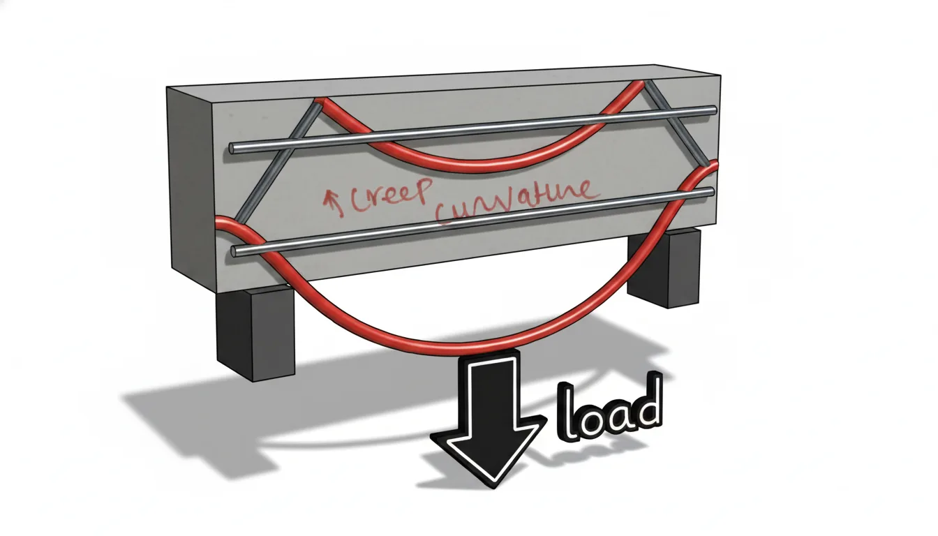 Creep of Concrete: Definition, Mechanisms, Effects & Long-Term Deflection Explained