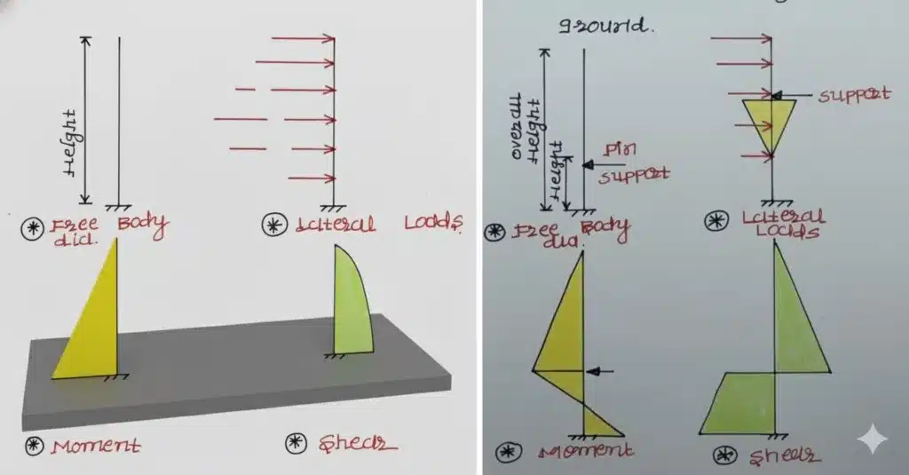 Back Stay Analysis in Tall Buildings | Direct vs Indirect Lateral Load Path Explained
