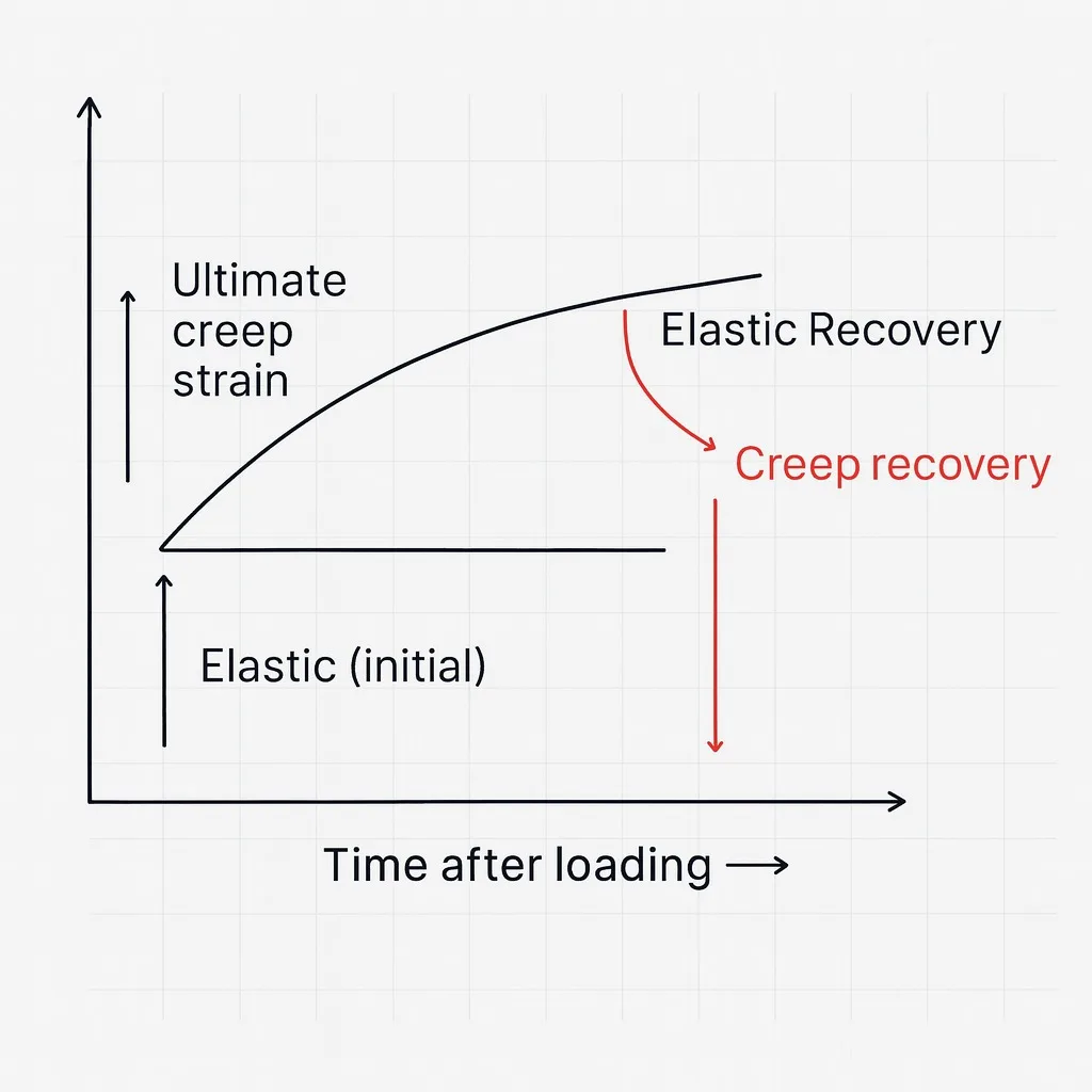 Creep of Concrete: Definition, Mechanisms, Effects & Long-Term Deflection Explained