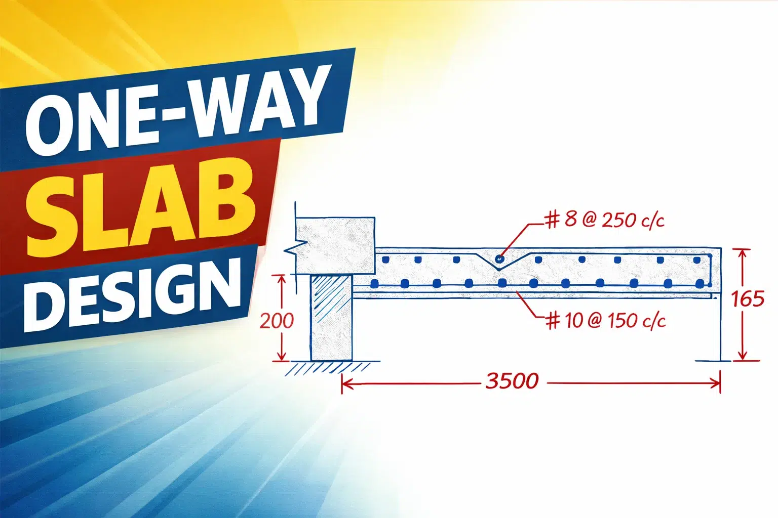 Design Example of One-Way Slab (IS 456:2000)